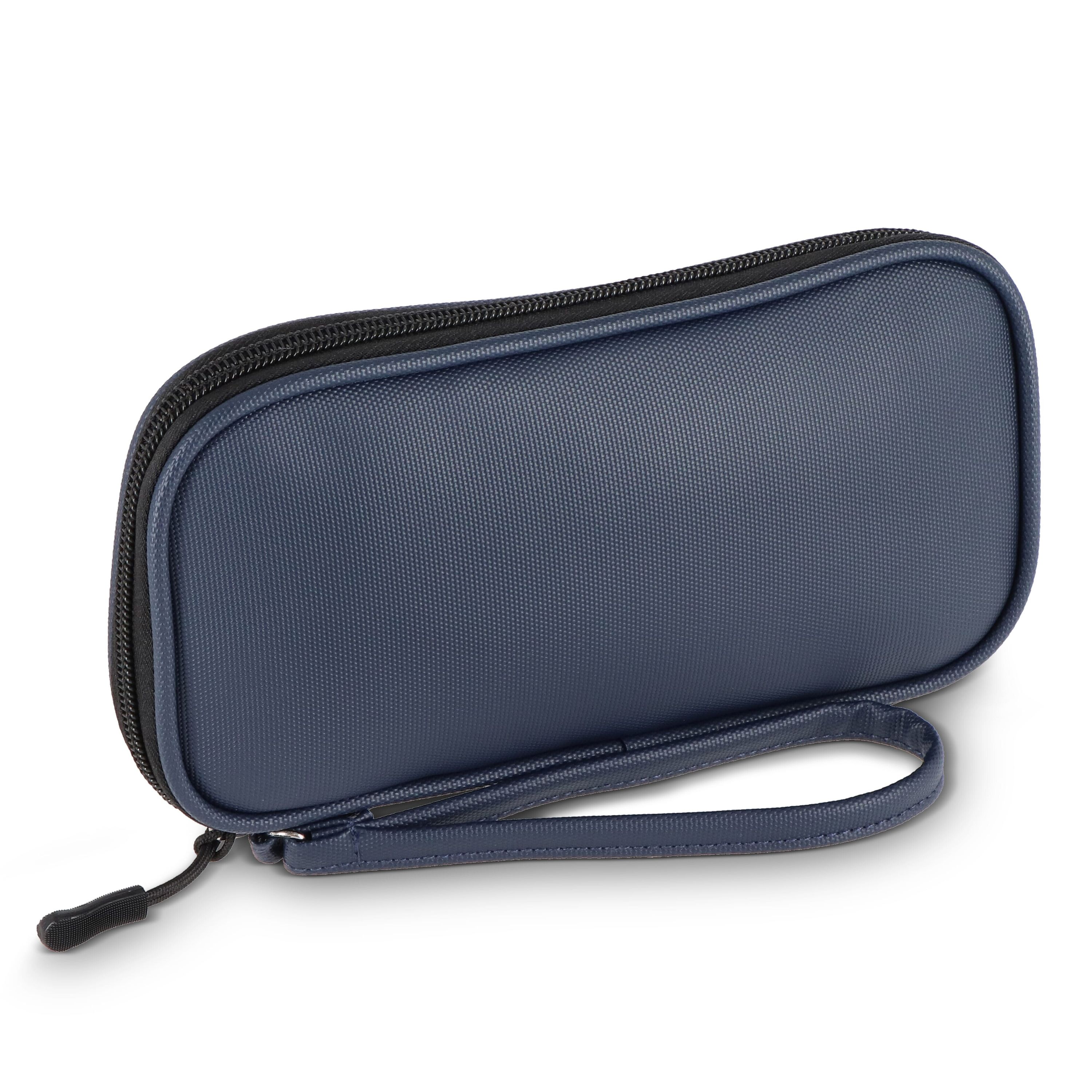 rPET PU-beschichtete 210D Kyra-Organizer-Etui 20 x 11,5 x 2 cm - dunkelblau-681
