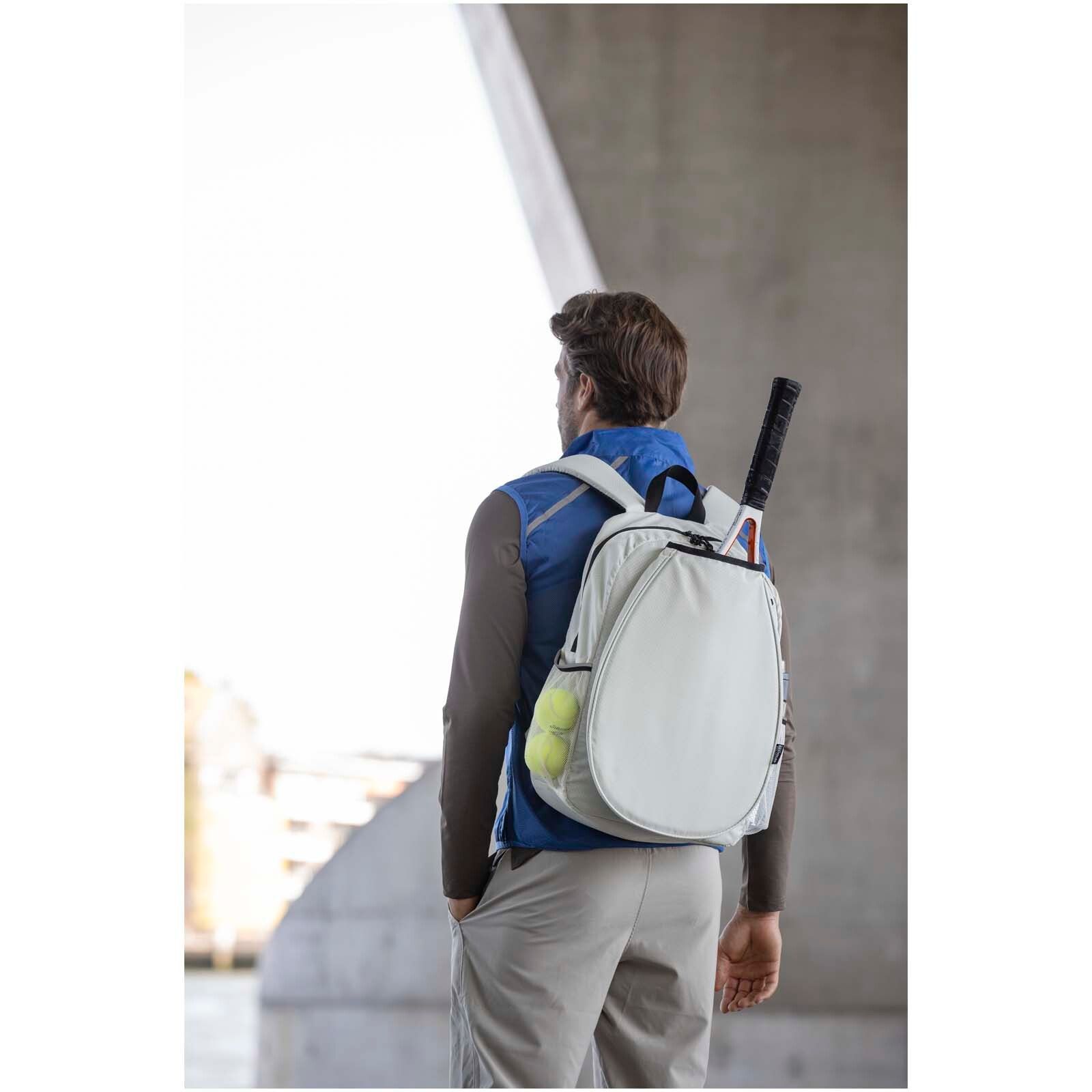 Varyon 15" GRS Padel-Rucksack aus recyceltem Material, 18 l - schwarz-45