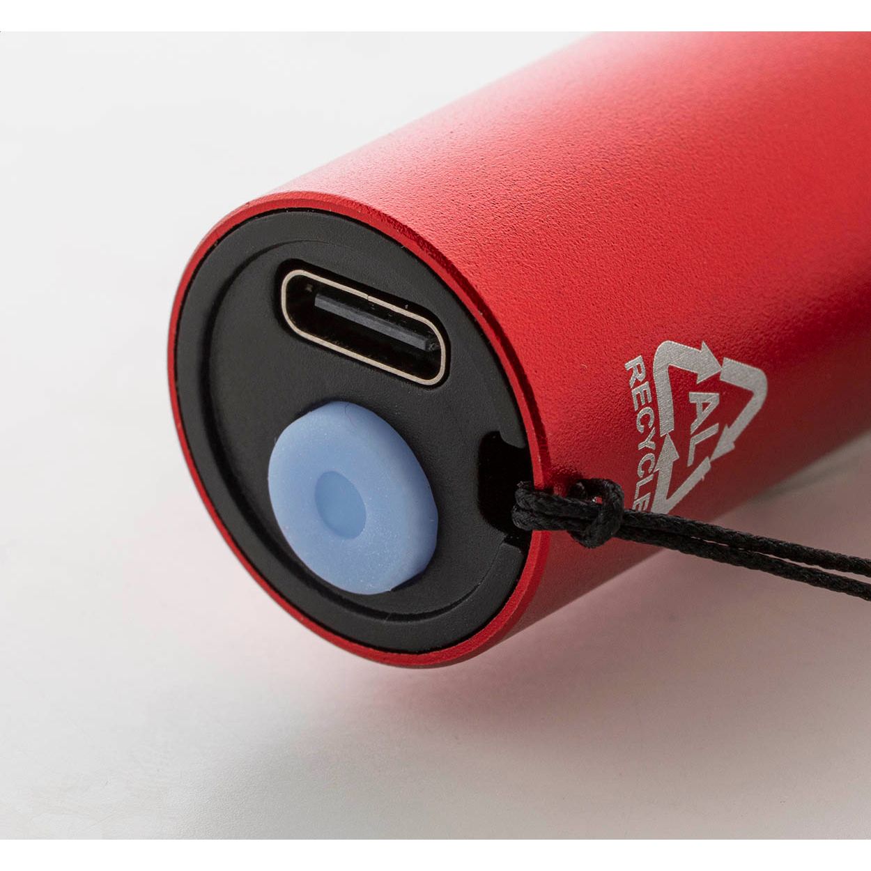 Chargelight Tone wiederaufladbare Taschenlampe aus recyceltem Aluminium - rot-915