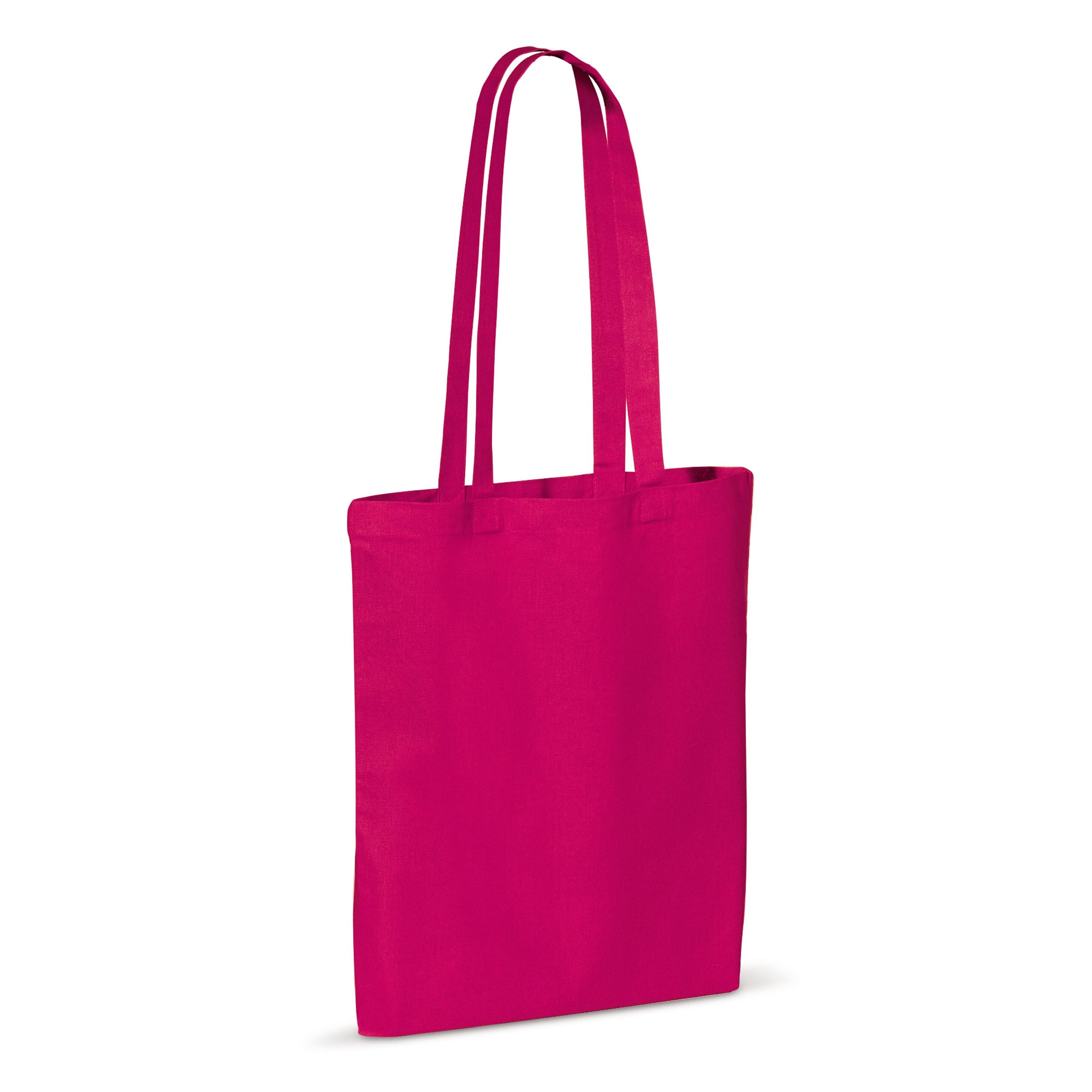 Umhängetasche Baumwolle OEKO-TEX® 140g/m² 38x42cm - rosa-60