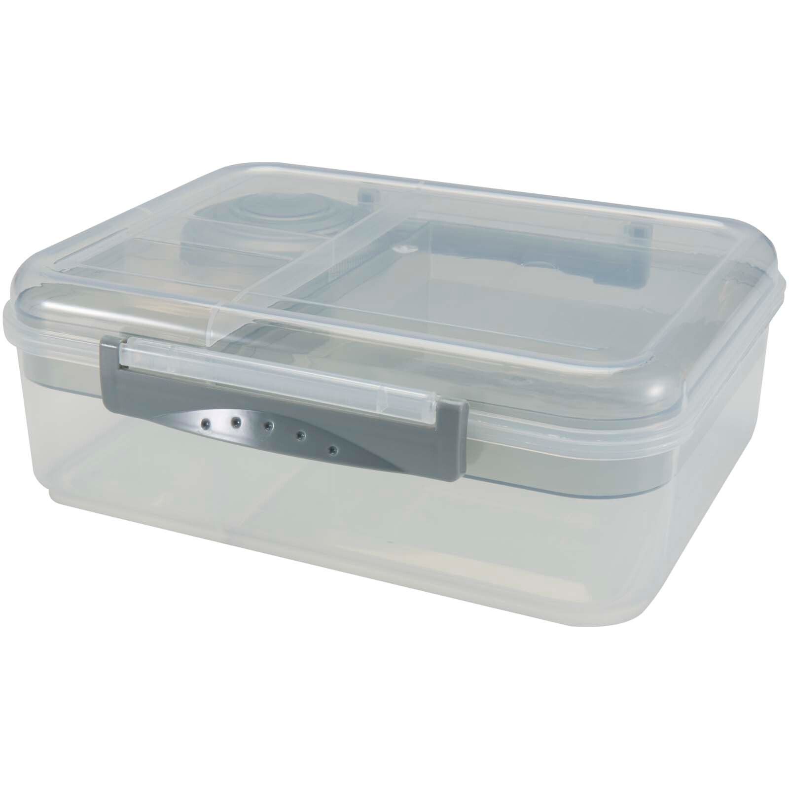 Cravee 1450 ml Lunchbox - hellgrau-998