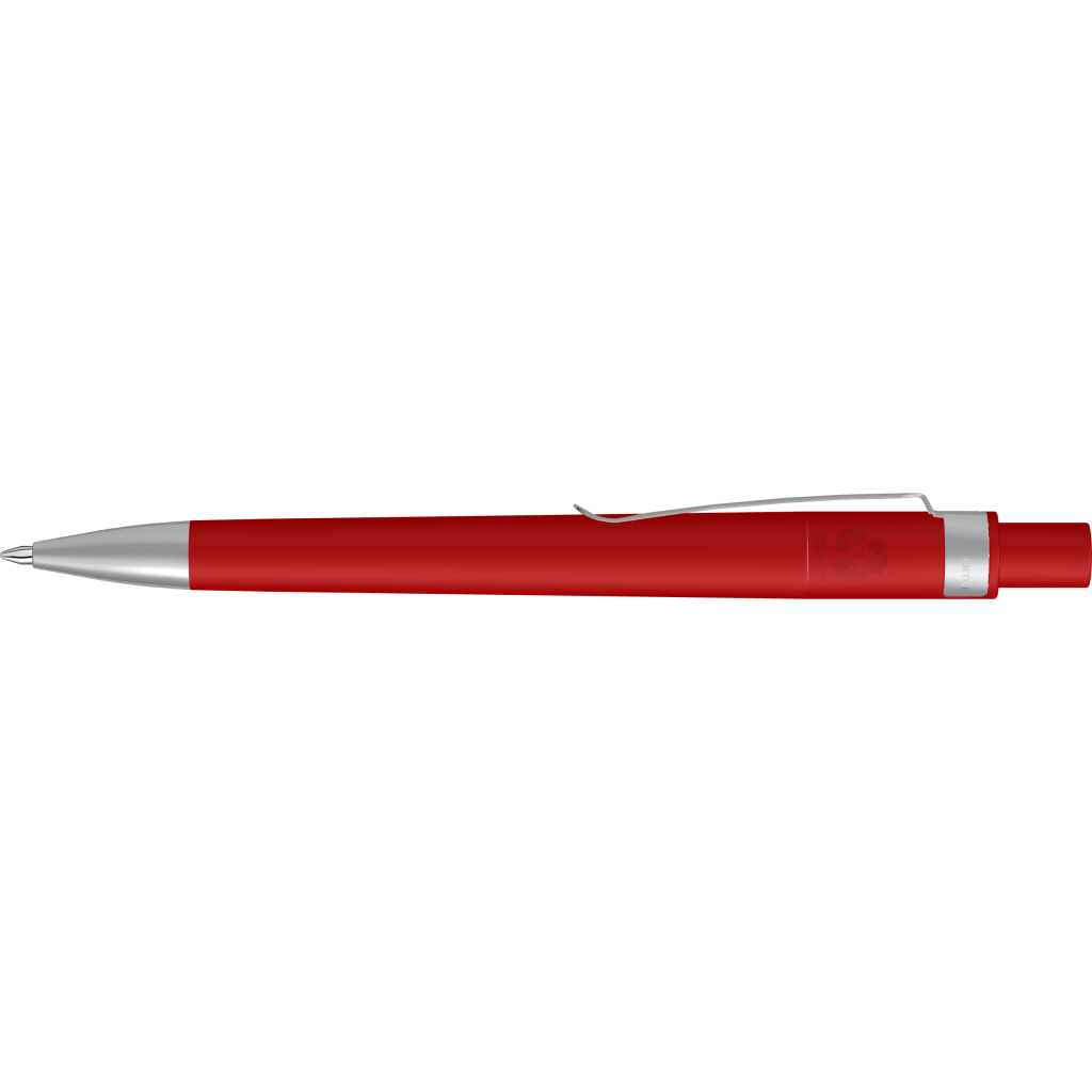 Recycled Pet Pen Core F Si Druckkugelschreiber - rot-722
