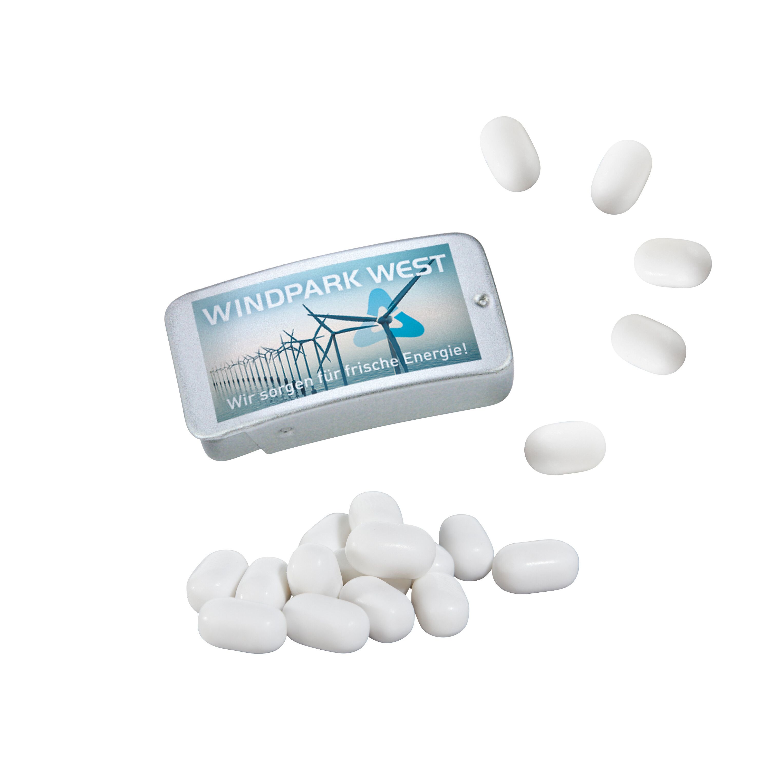 Schiebedeckeldose mit tic tac, 7g-893
