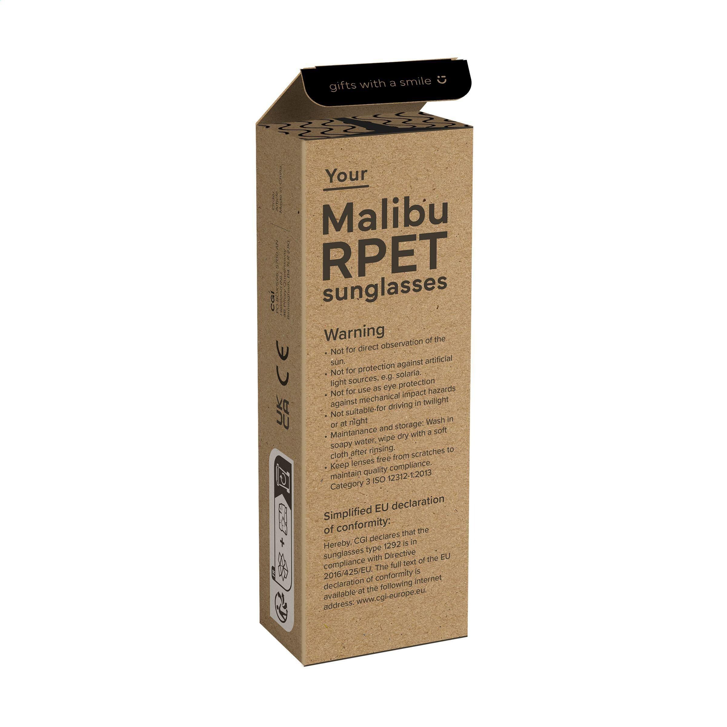 Malibu GRS RPET Sonnenbrille - schwarz-280