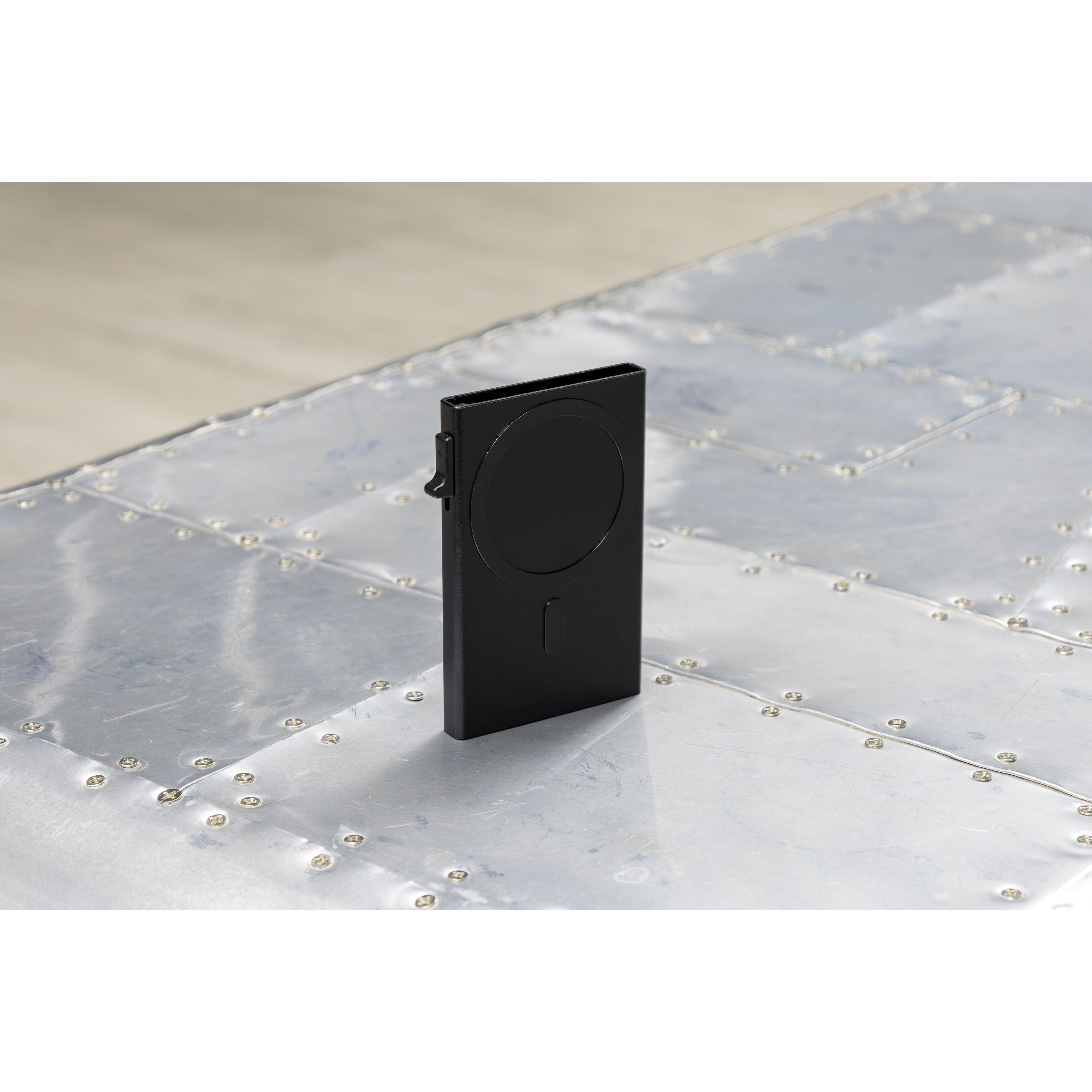 BrandCharger Wally Magnetkartenetui - stahlgrau-896