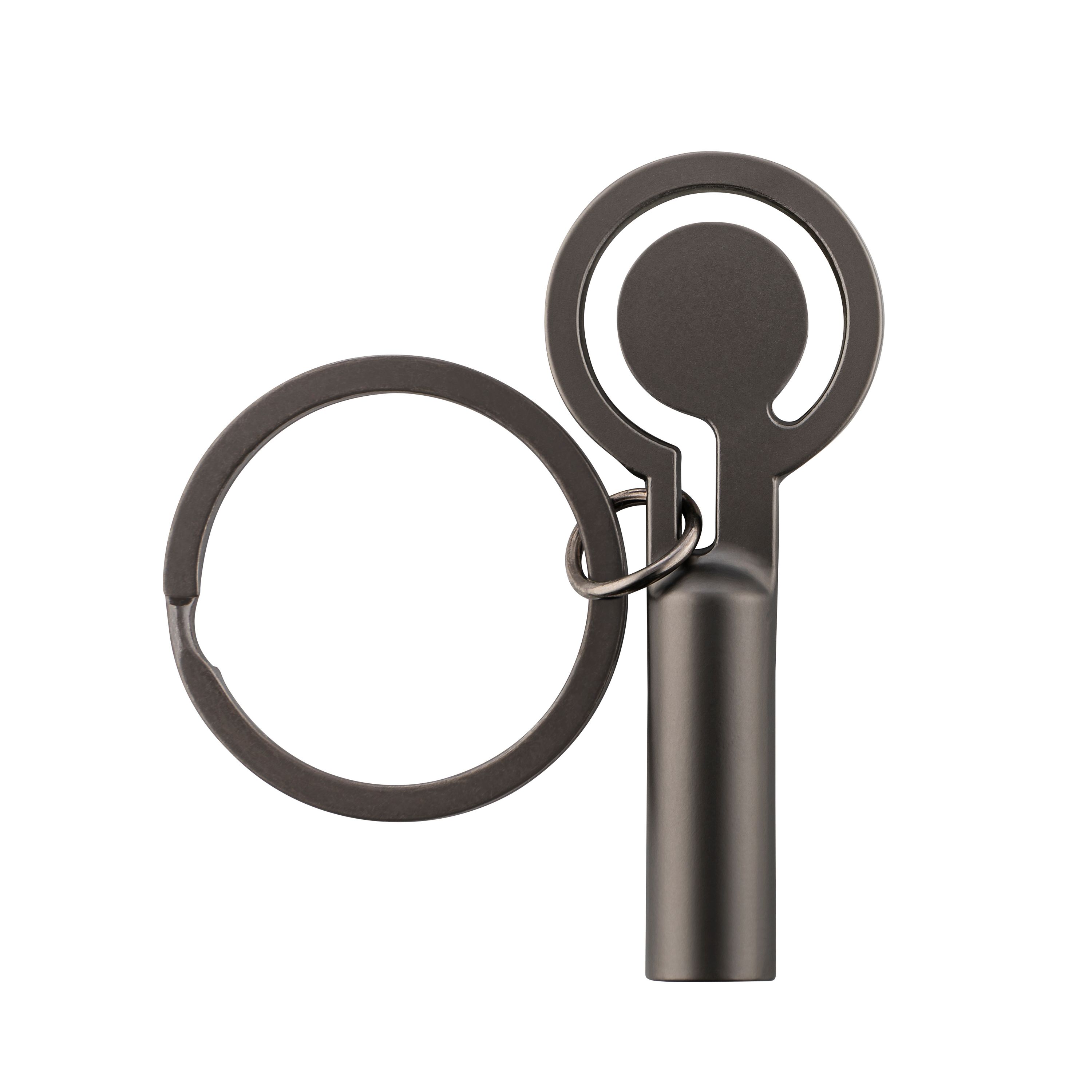 Metmaxx® Schlüsselanhänger "KeyBuddyTrio" - gunmetal-689