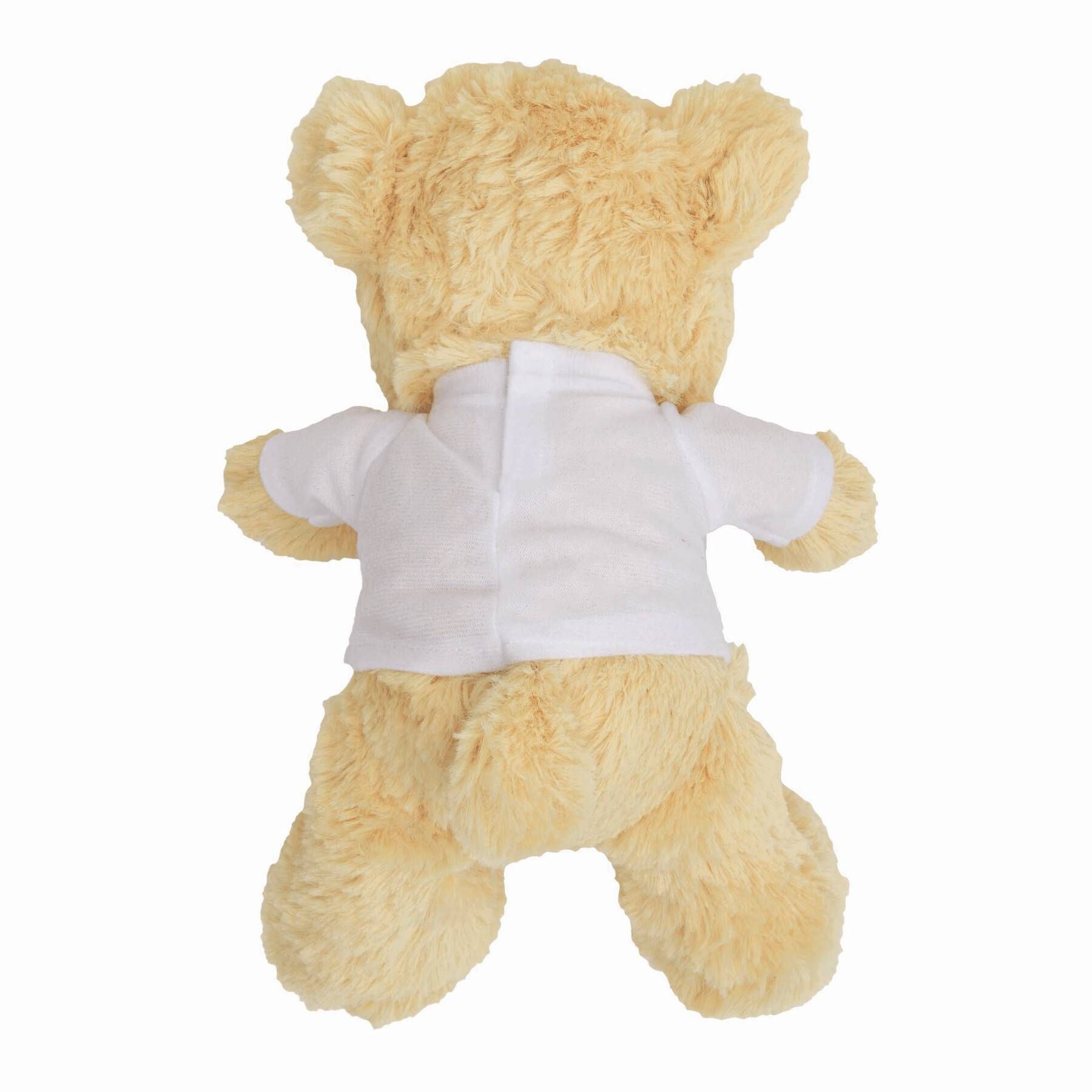 Plüsch-Bär ALEXANDER mit weißem T-Shirt (separat gepackt) - braun - weiß-103