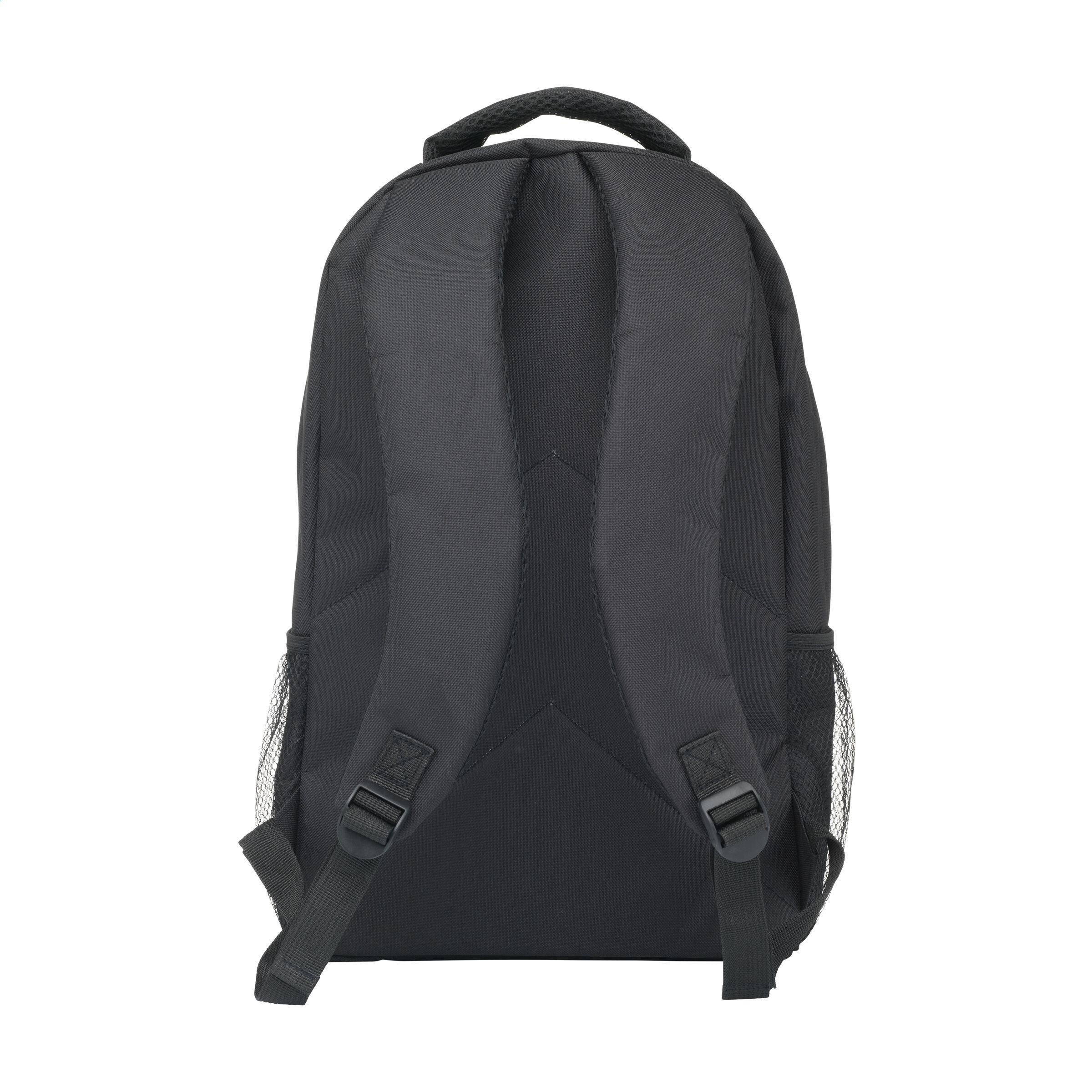 Flashline GRS RPET Laptop Backpack Rucksack - schwarz-818