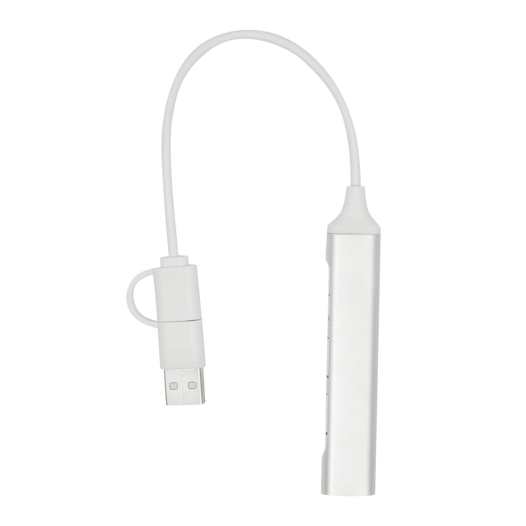 USB Hub NETWORK - silber-695