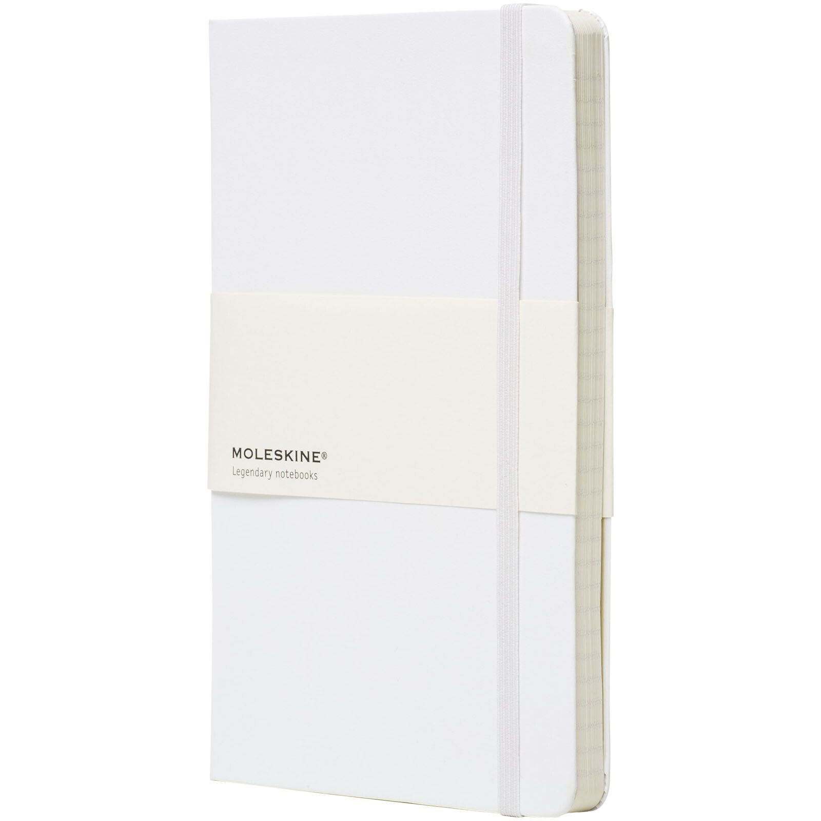 Moleskine Classic Hardcover Notizbuch L – liniert - weiss-697