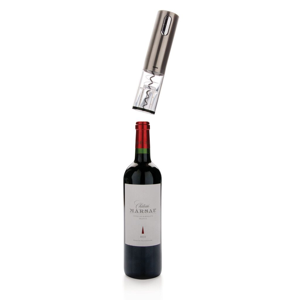 Elektronischer Weinöffner - USB aufladbar - grau-26