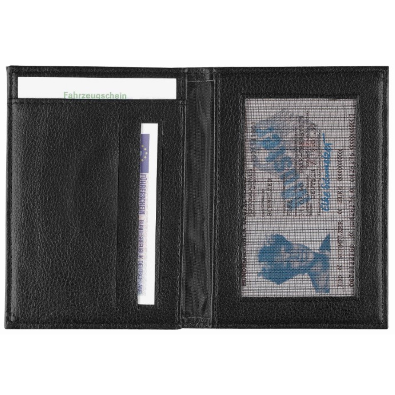 CreativDesign® Ausweistasche "LookBasic" - schwarz-381