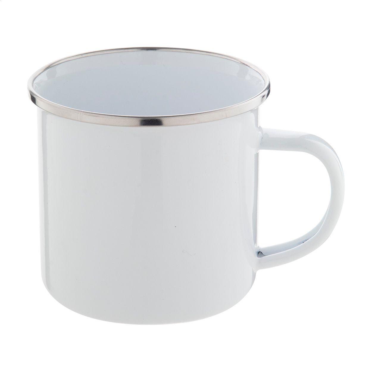 Enavint Emailletasse 300 ml - weiß-666