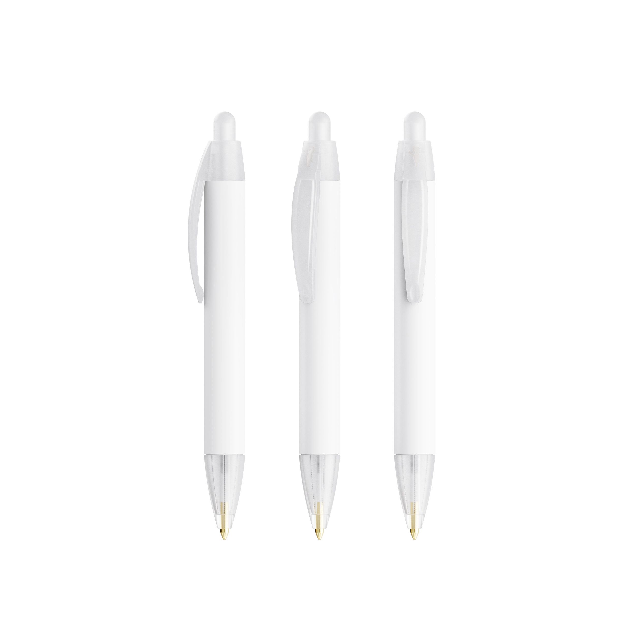 BIC® Wide Body Mini Digital Kugelschreiber, Mine schwarz - gefrostetes weiß-598
