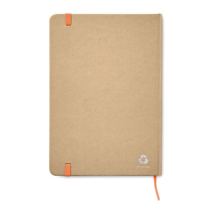 DIN A5 Notizbuch recycelt EVERWRITE - orange-388