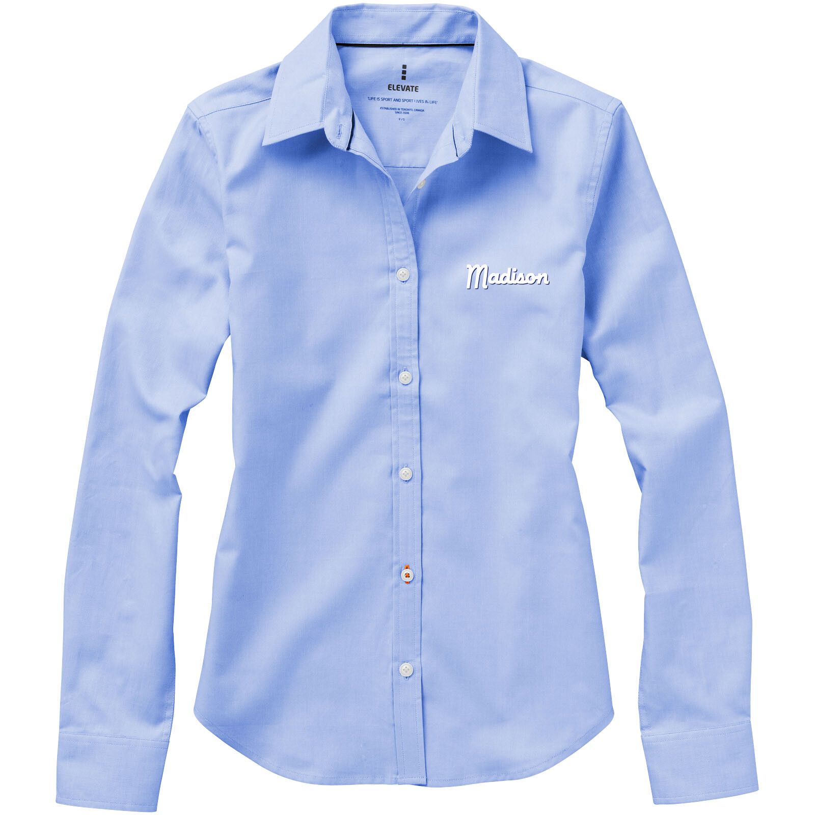 Vaillant langärmlige Bluse - hellblau - XXL-240