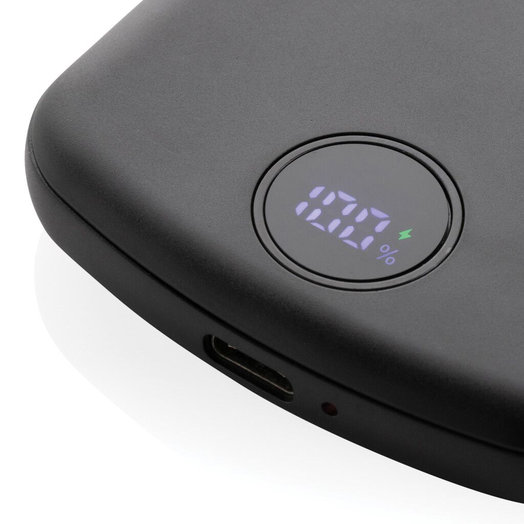 MagBoost 5.000mAh magnetische Powerbank aus RCS rec. Plastik - schwarz-700