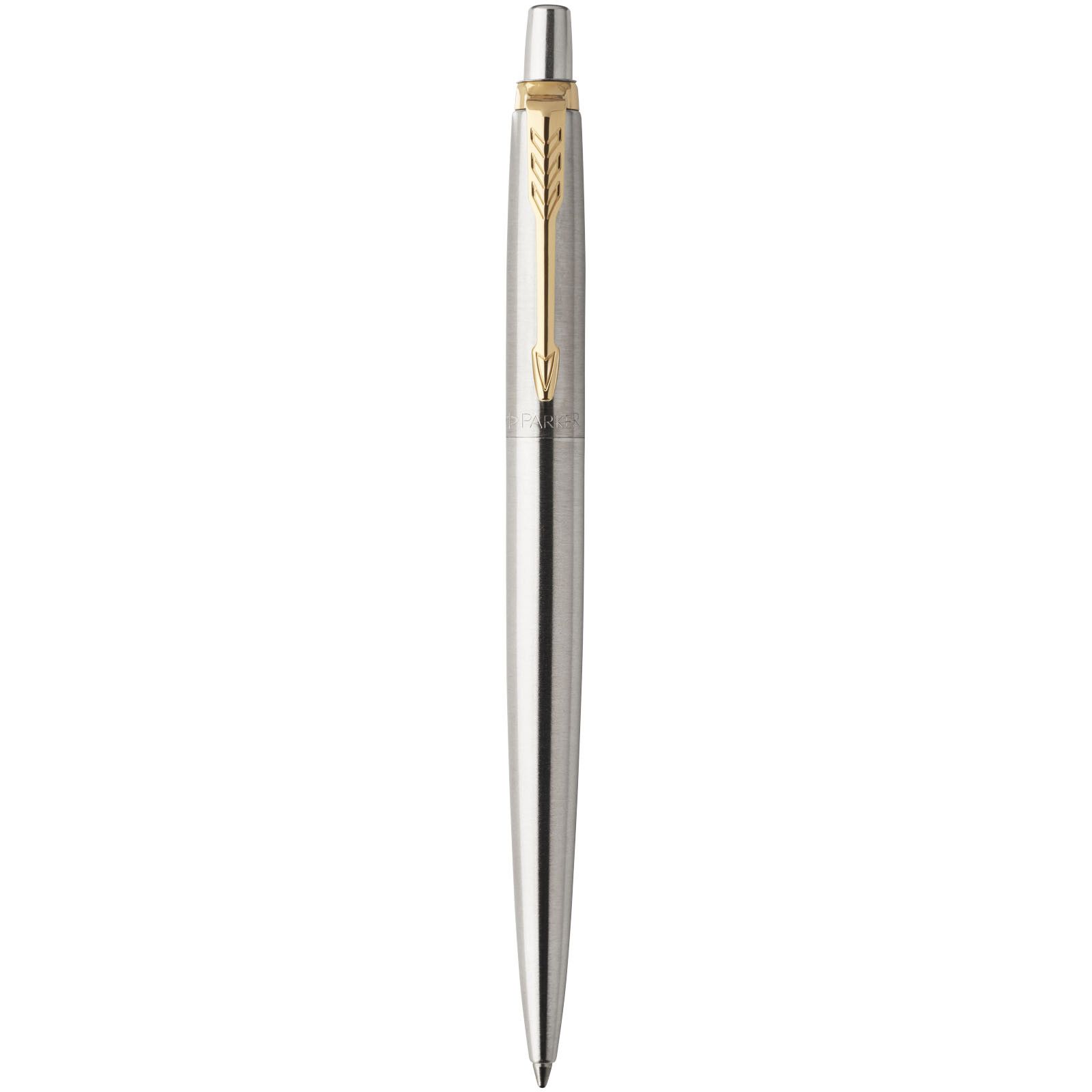 Parker Jotter Edelstahl Kugelschreiber (blaue Mine) - edelstahl grau-184