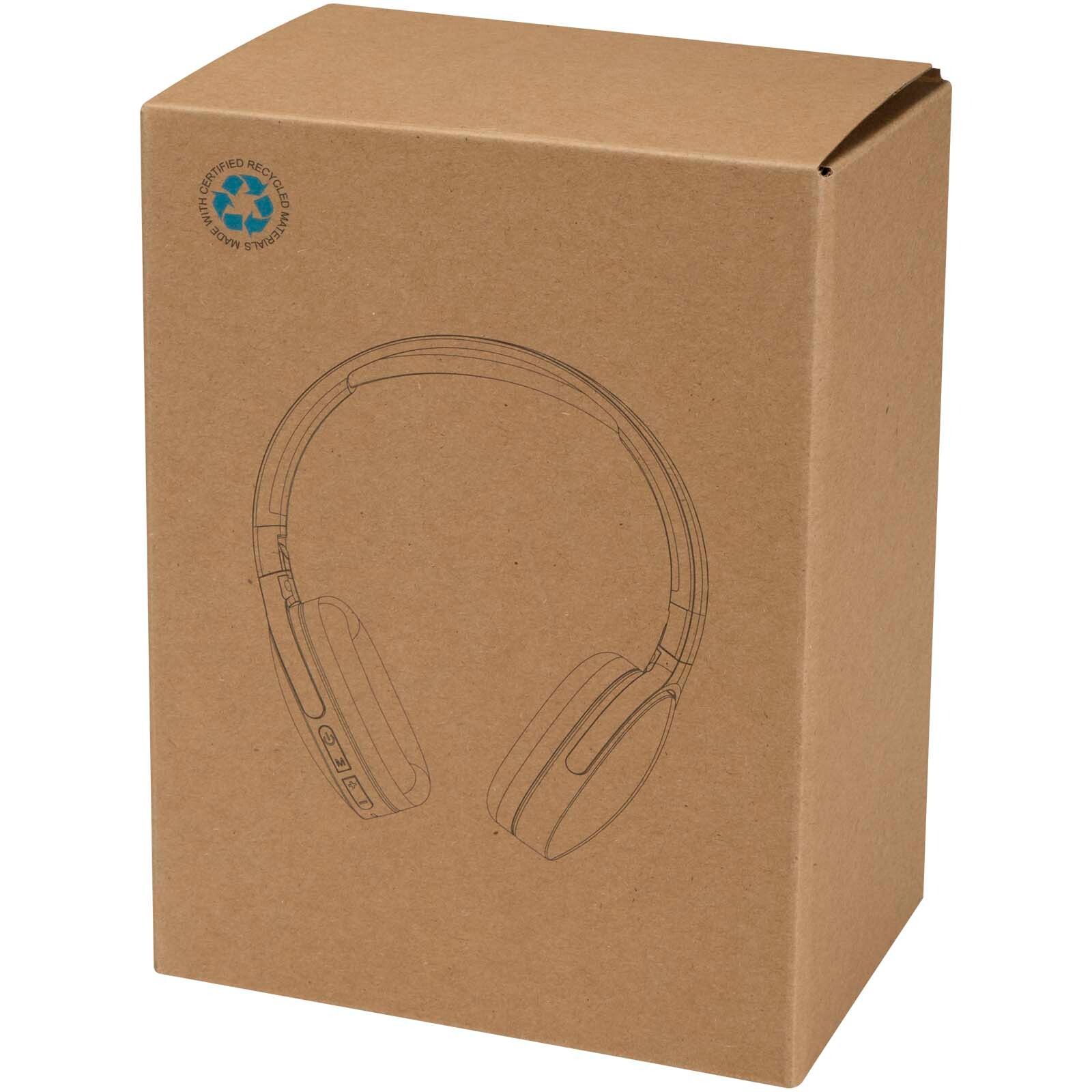 Ancha Over-Ear Wireless Bluetooth Headset aus recyceltem Kunststoff - schwarz-256