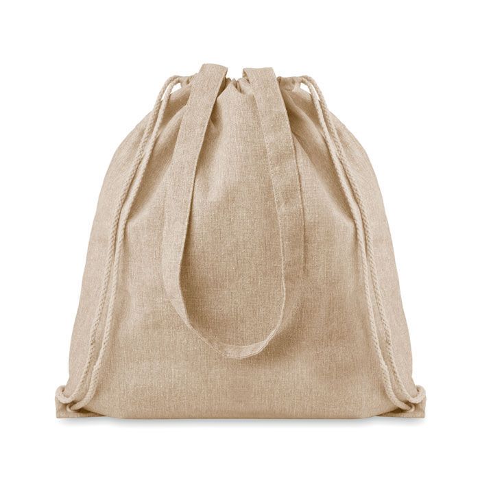 Beutel mit Kordelzug recycelt MOIRA DUO - beige-328