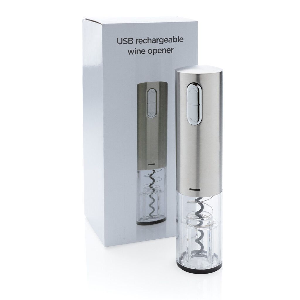 Elektronischer Weinöffner - USB aufladbar - grau-303