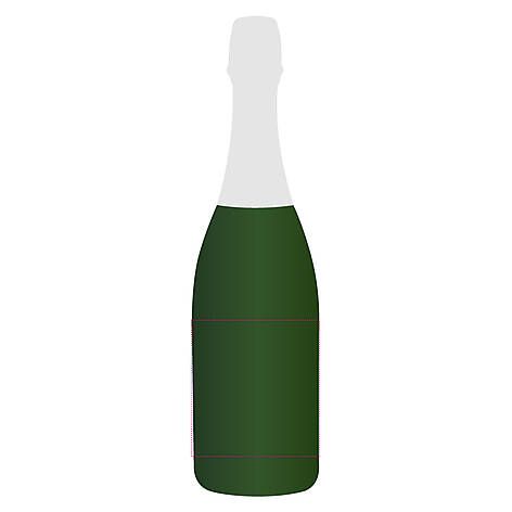 Veredelungsposition Flasche Vorderseite