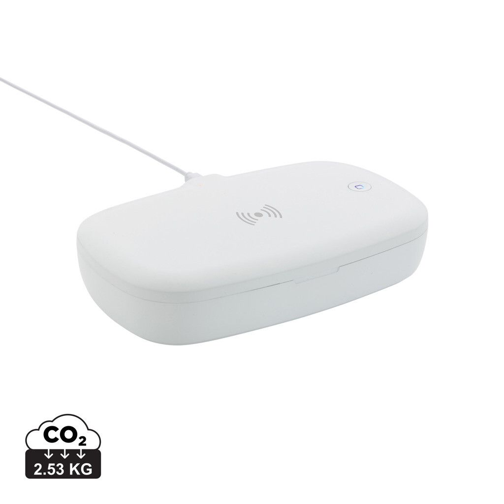UV-C Sterilisations-Box mit 5W Wireless Charger - weiß-768