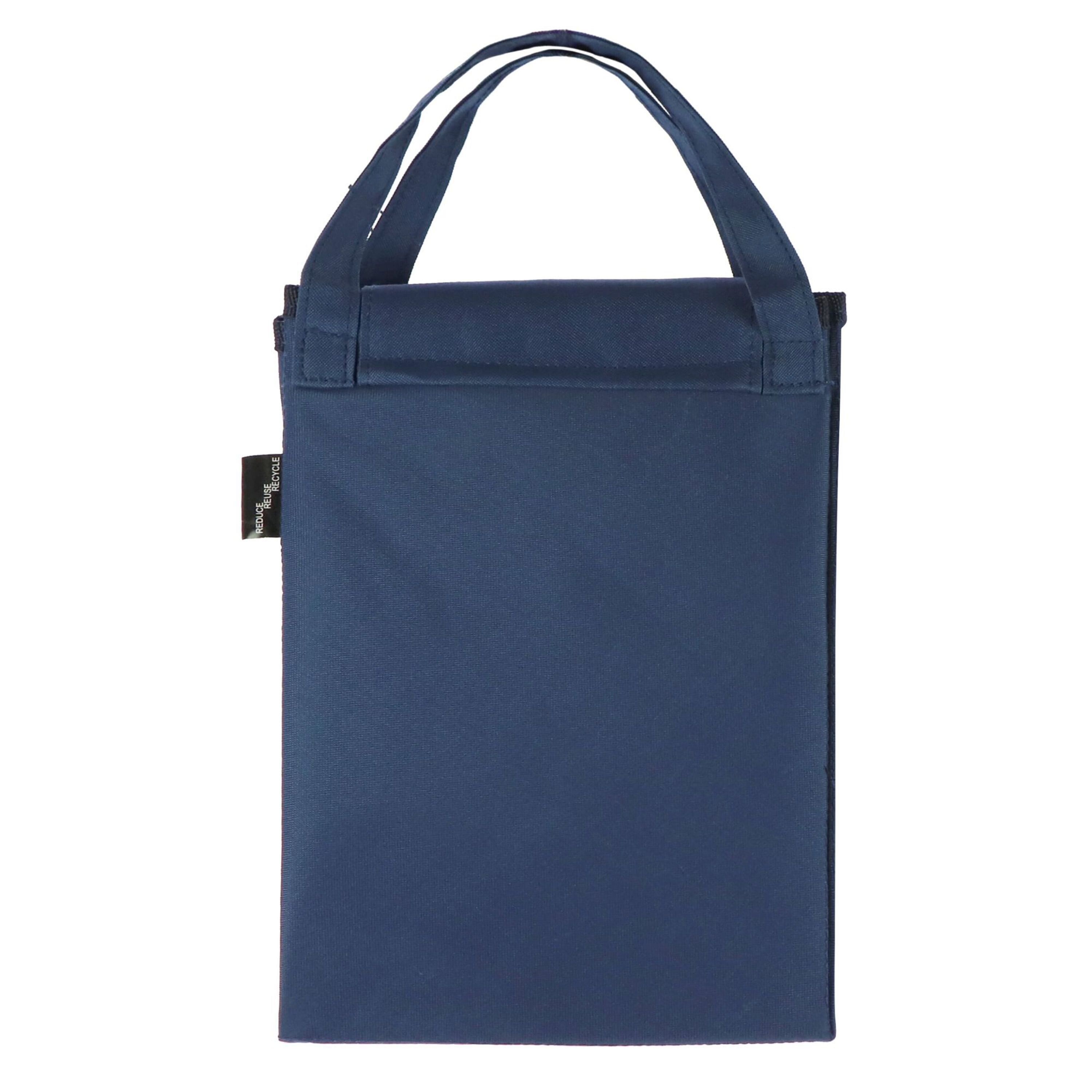 Gefaltete Kühltasche und Picknickmatte - dunkelblau-675