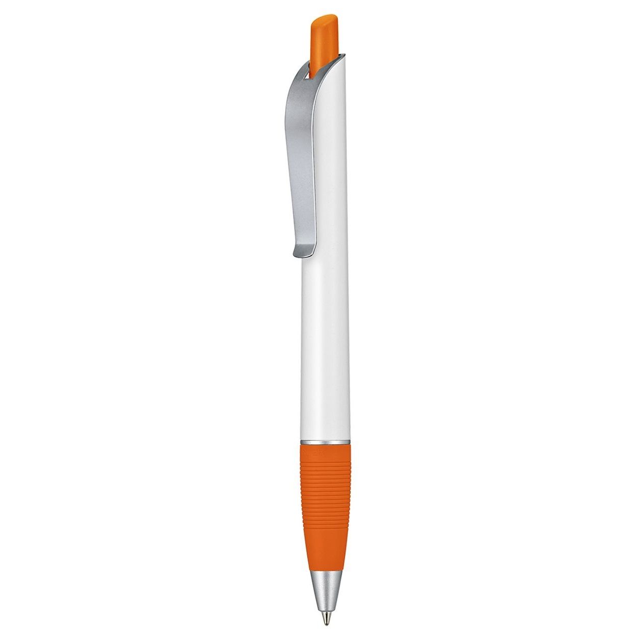 Kugelschreiber BOND - weiss - orange-95