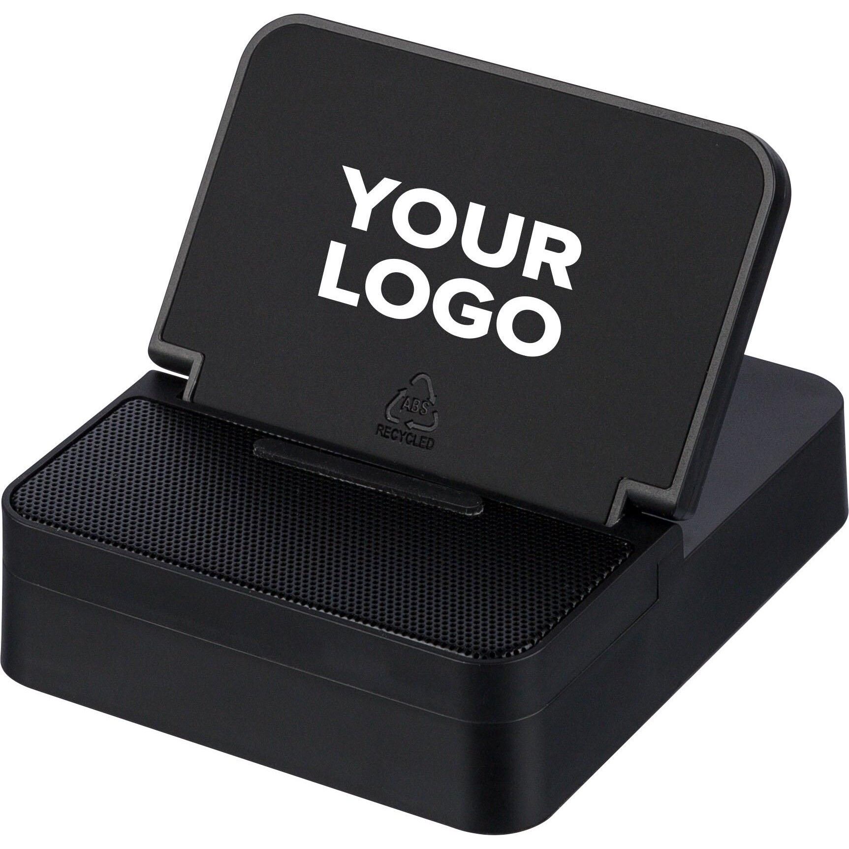 Recyceltes ABS 3-in-1-Wireless-Ladegerät Elias - schwarz-225