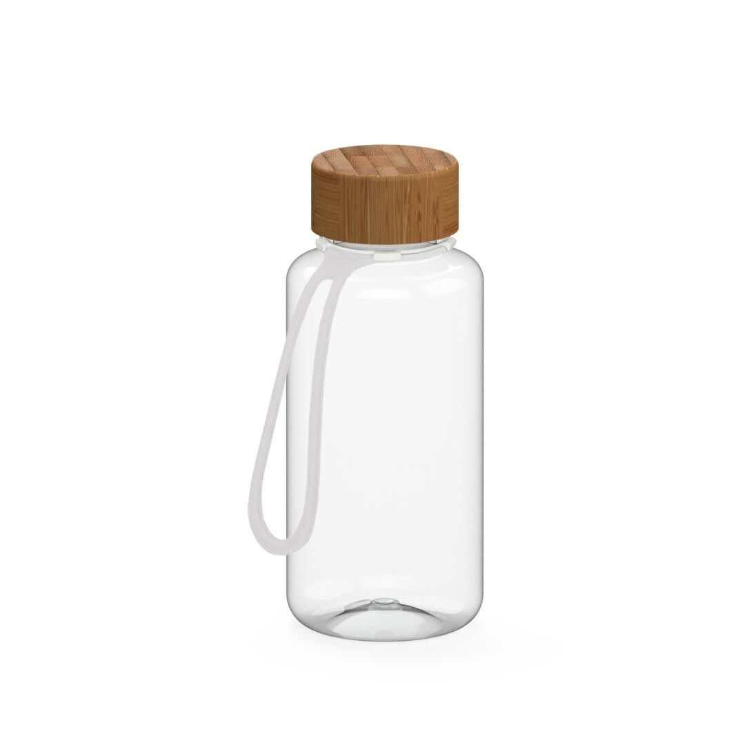 Trinkflasche Natural, 700 ml, inkl. Strap - weiß - transparent-674