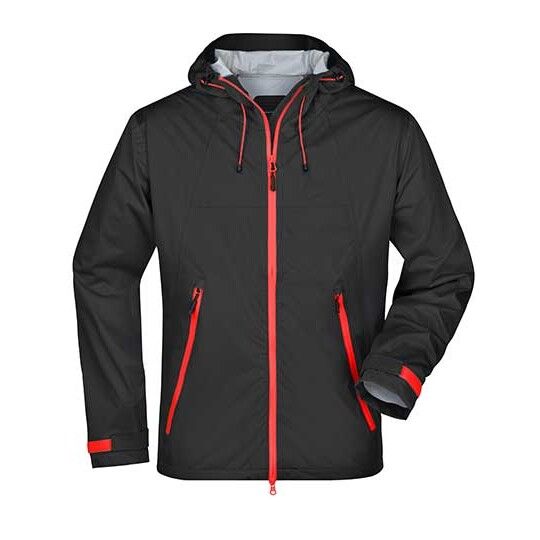 black - red