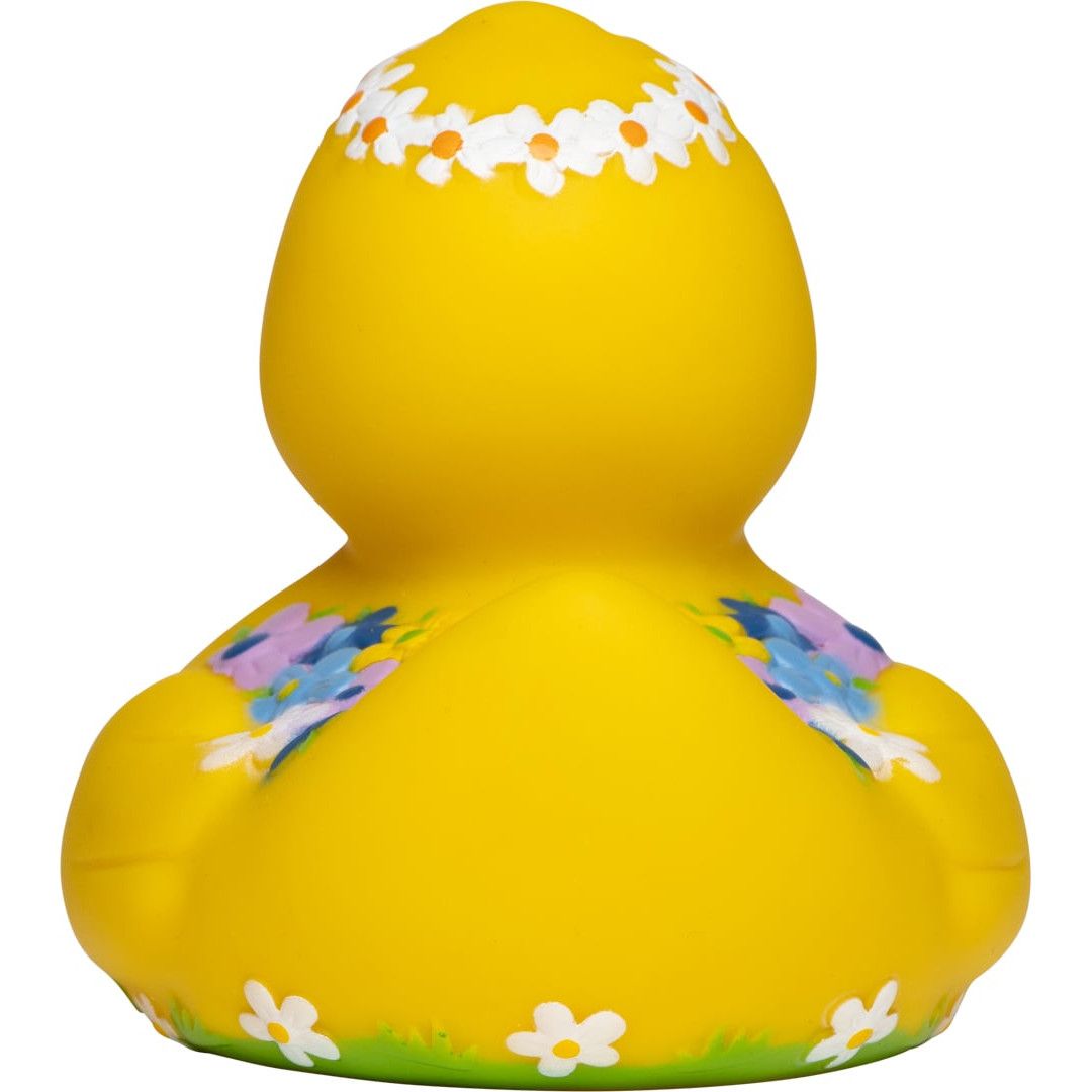 Quietsche-Ente Blumendesign - bunt-660