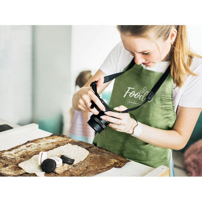 Hanf Küchenschürze 200g/m² NAIMA APRON - grün-130
