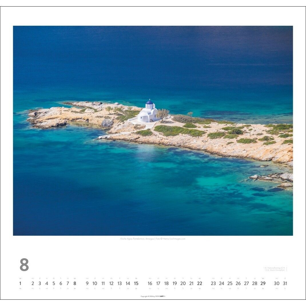 Griechische Inseln - Landschaft & Natur Kalender-10