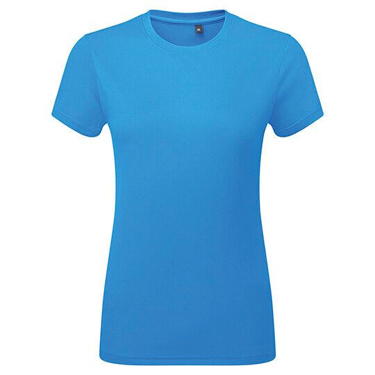 Women’s TriDri® Ion-Charge recycled textured tee - sapphire-523