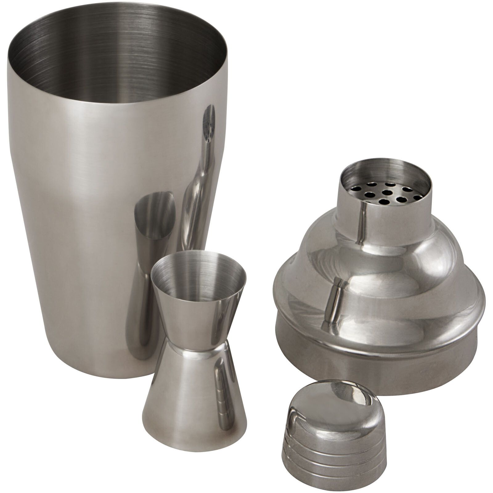 Gaudie Cocktailshaker aus recyceltem Edelstahl - silber-906