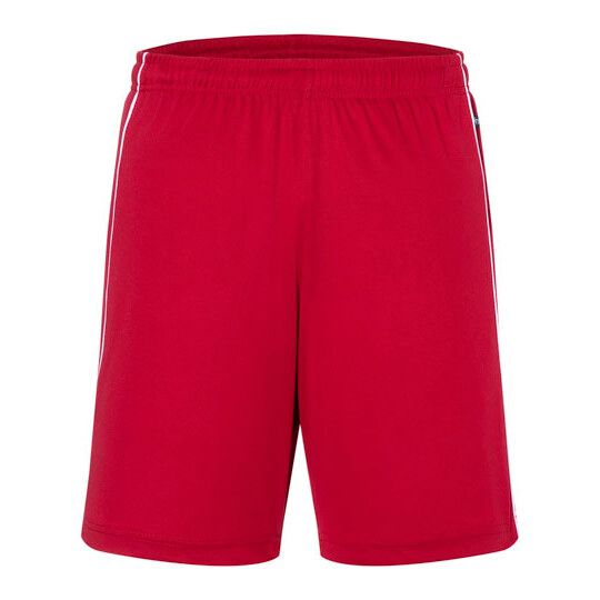 Basic Team Shorts - green - white-795