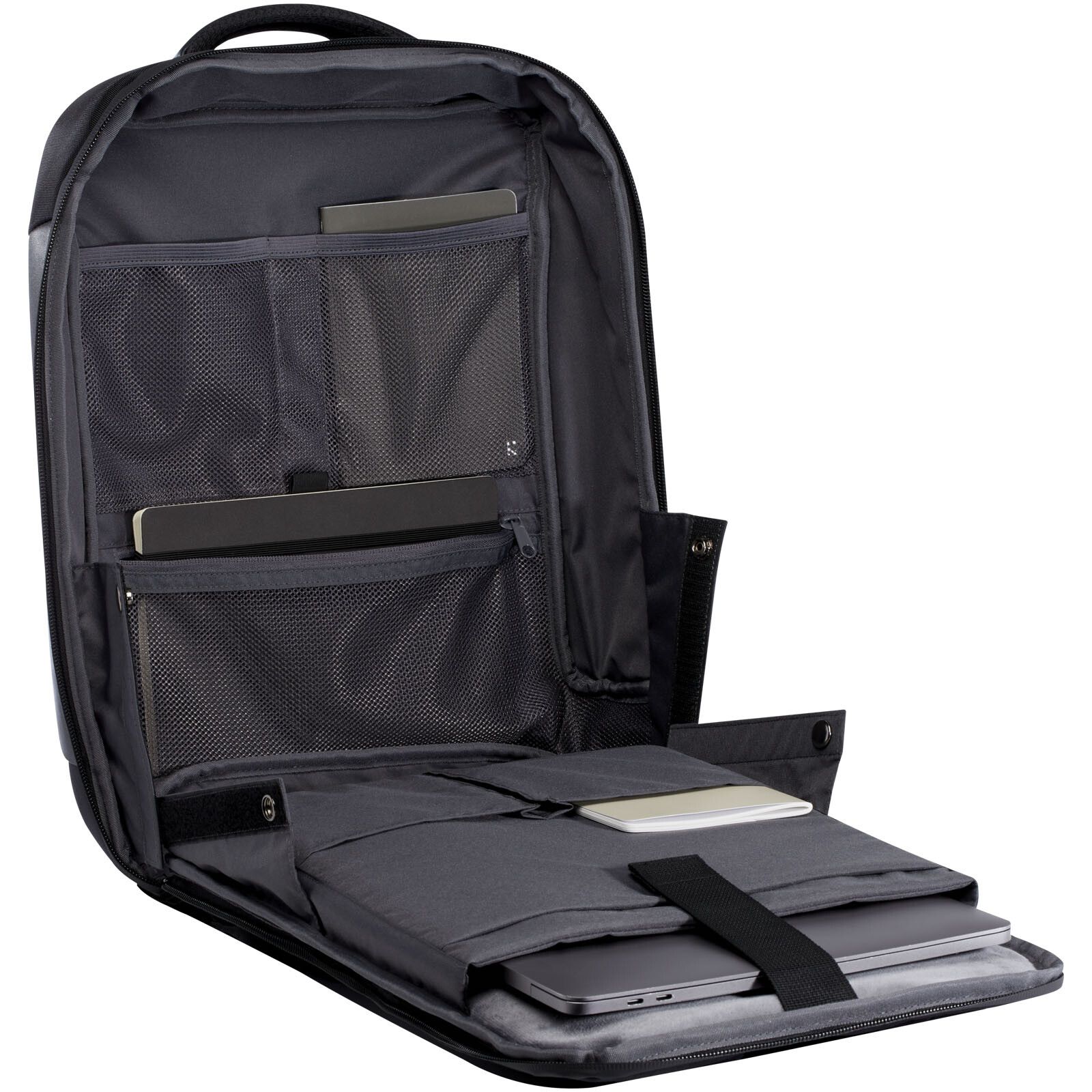 Expedition Pro 15,6" kompakter Laptop-Rucksack GRS Recyclingmaterial 12 L - schwarz-931
