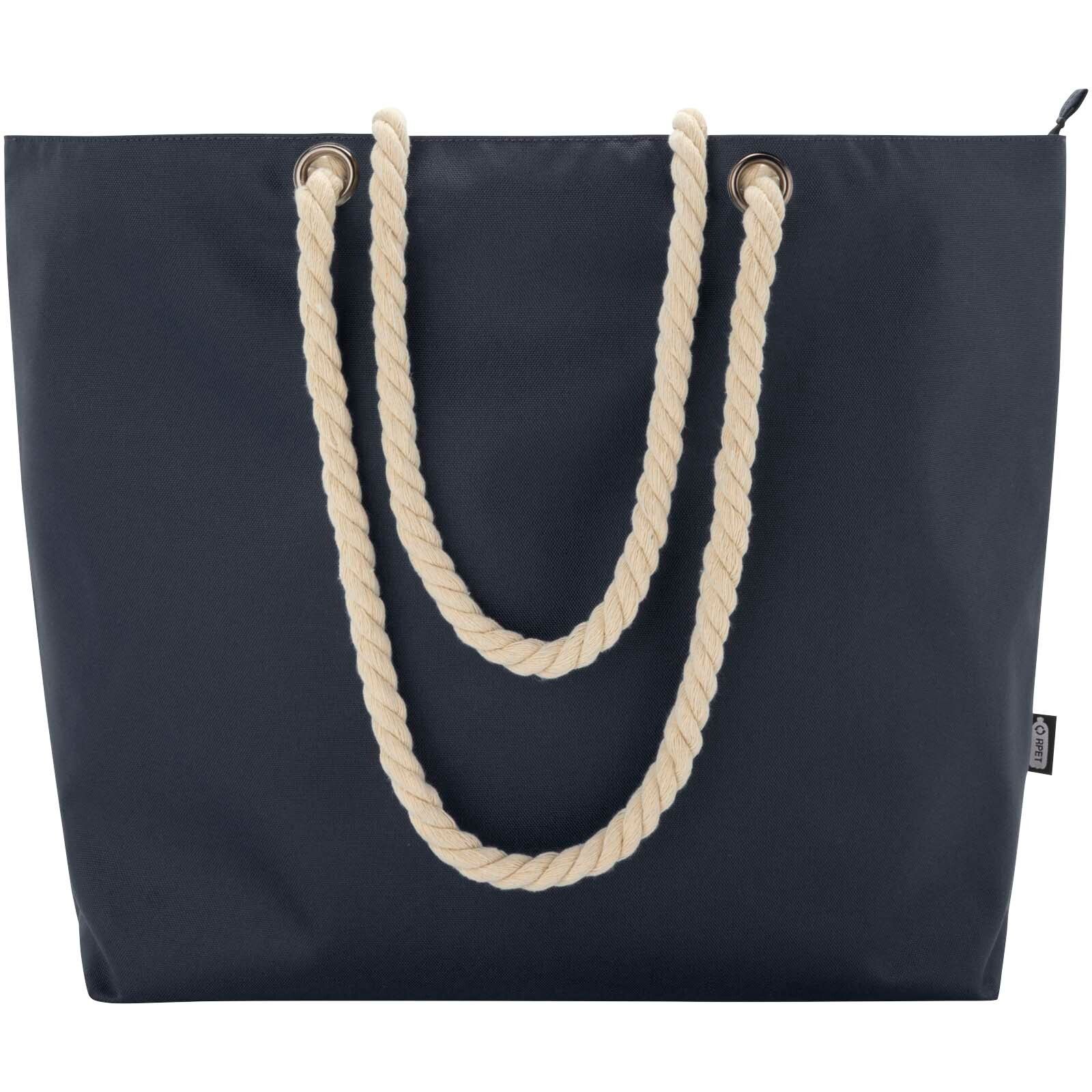 Panama Strandkühltasche mit Kordelgriffen aus recyceltem GRS-Material, 23L - navy-279