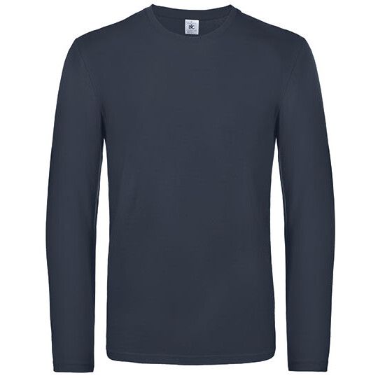 Men´s T-Shirt #E190 Long Sleeve für Herren - navy - 3XL-809