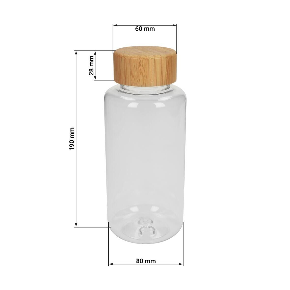 Trinkflasche Natural, 700 ml - rot-564