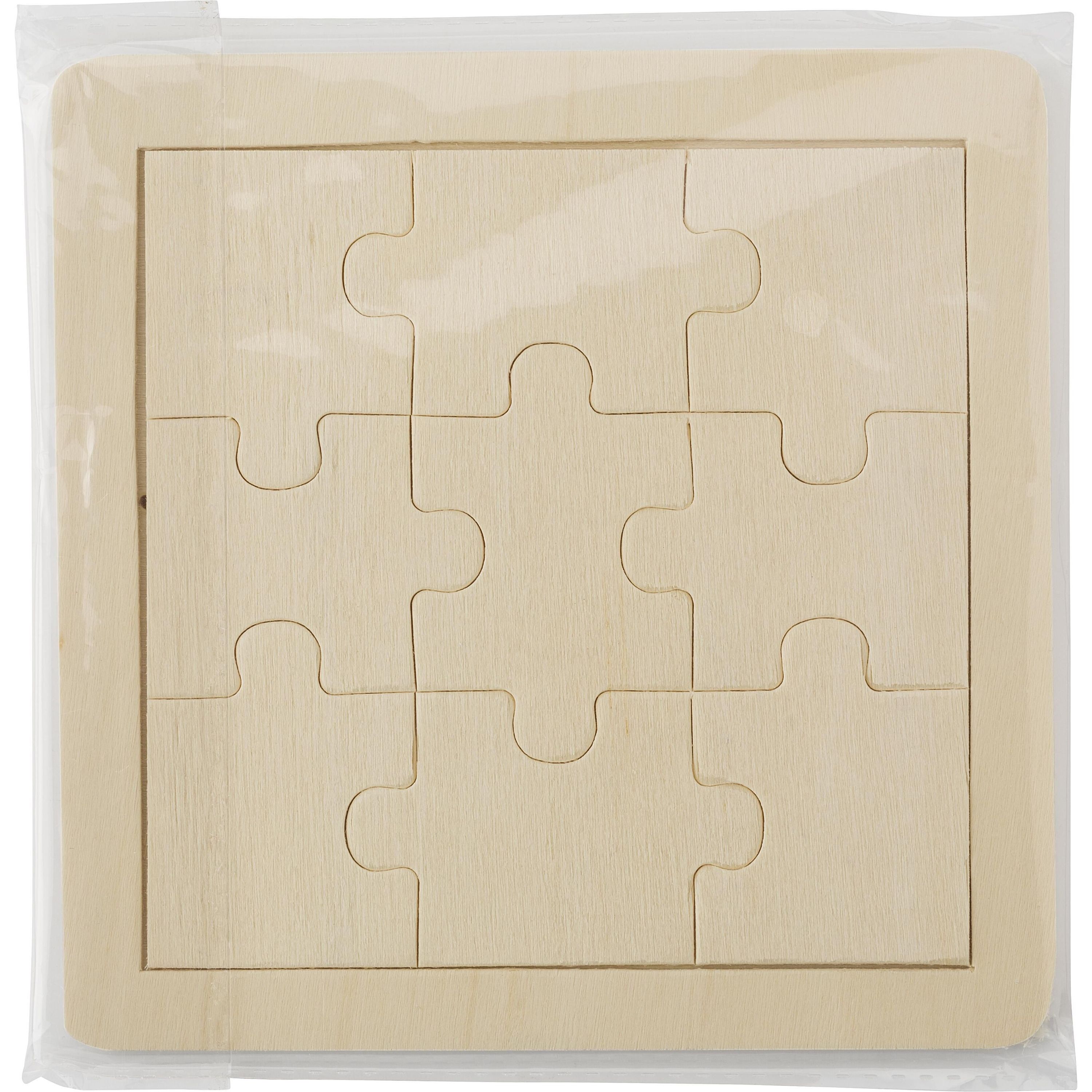 Neunteiliges Puzzle aus Holz Alvaro - wood-484