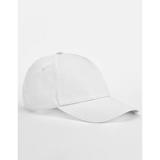 EarthAware® Classic Organic Cotton 5 Panel Cap - white-279