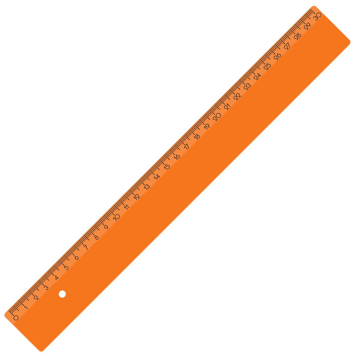 Lineal 30 cm - orange-248