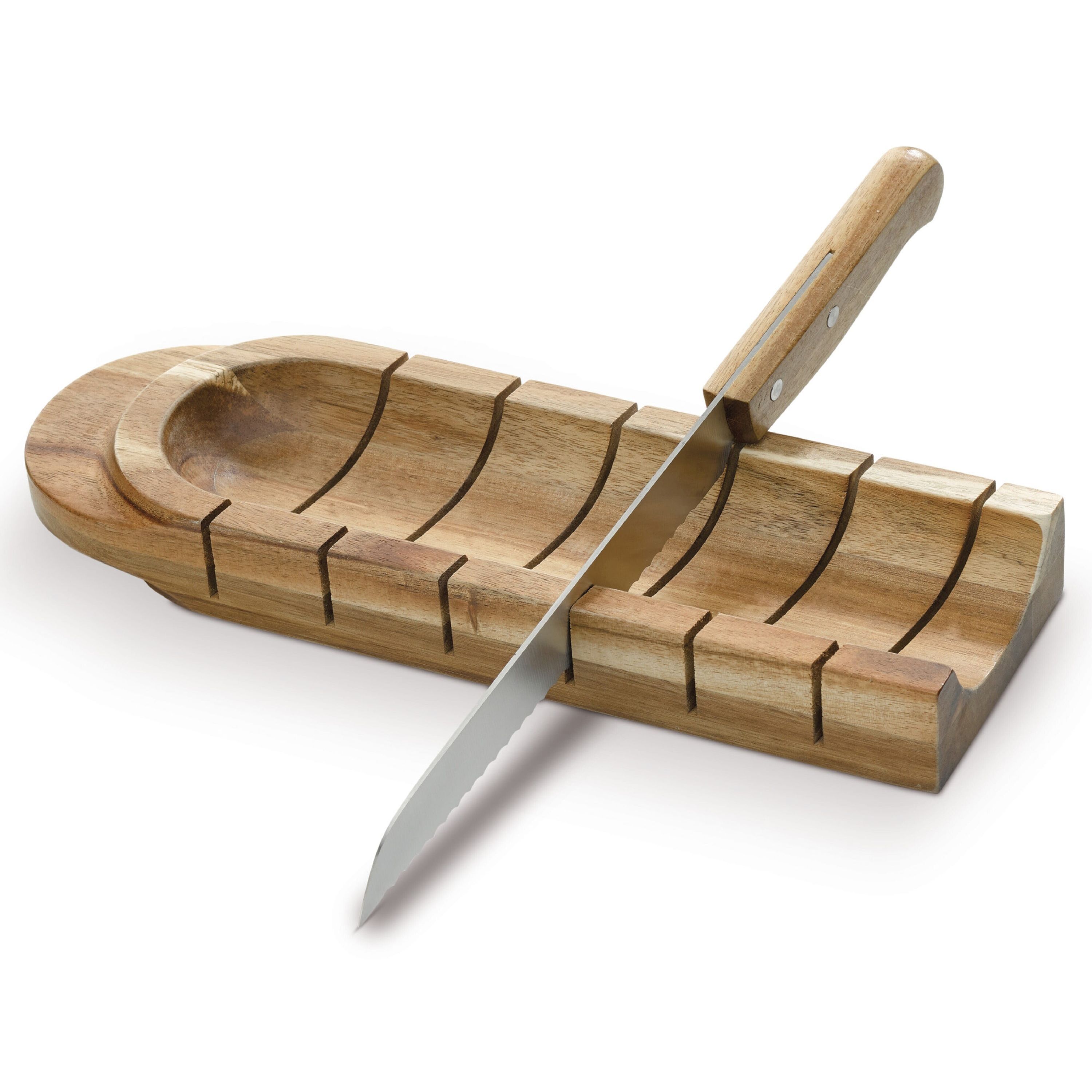 Brotbrett mit Messer - holz-555