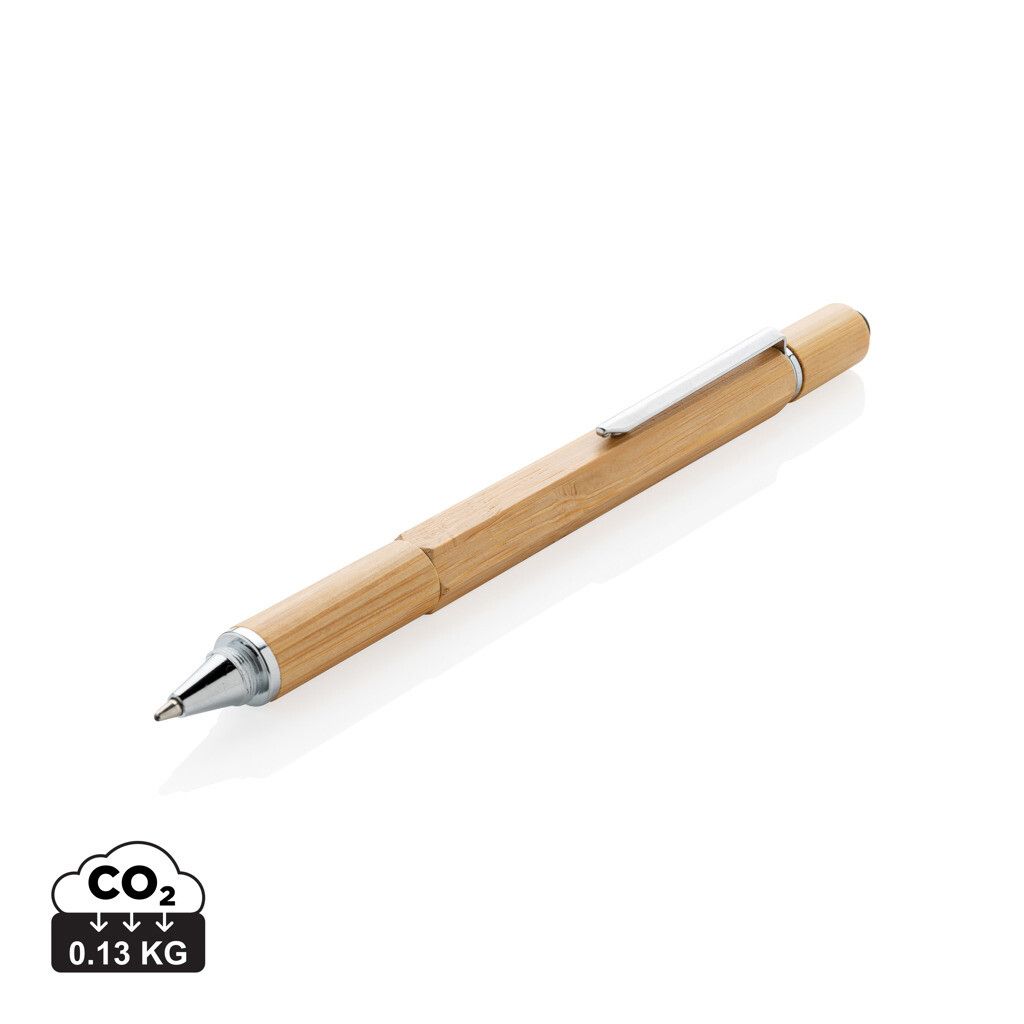 5-in-1 Bambus Tool-Stift - braun-521