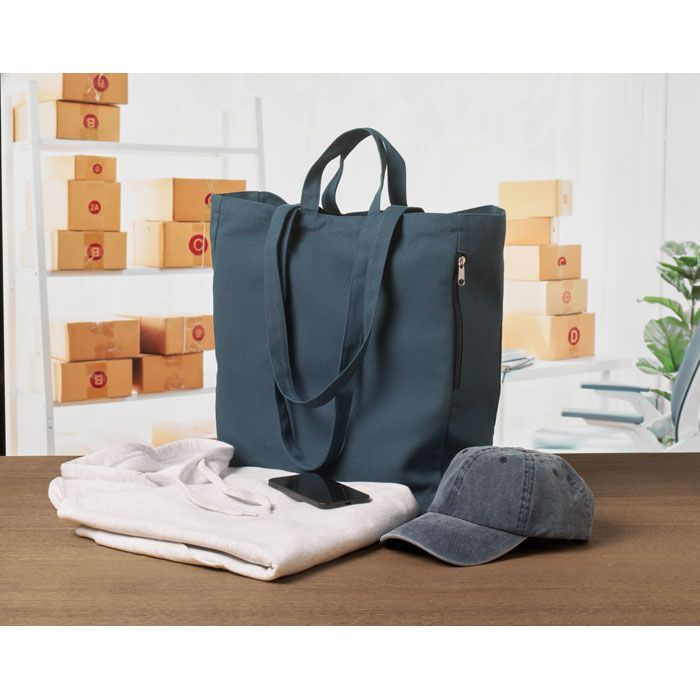 Einkaufstasche Polycotton GAVE COLOUR - blau-797