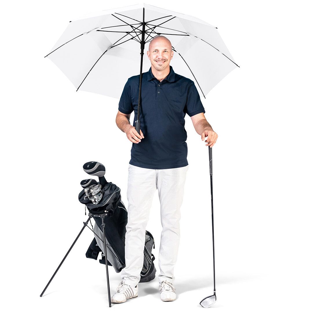 AC-Golf-/Gästeschirm Fibermatic XL Vent Ø133 cm - weiß-10