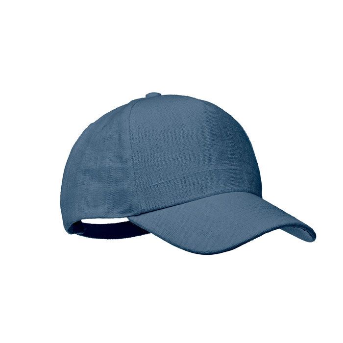 Hanf Baseball Kappe 5 Panele NAIMA CAP - blau-147